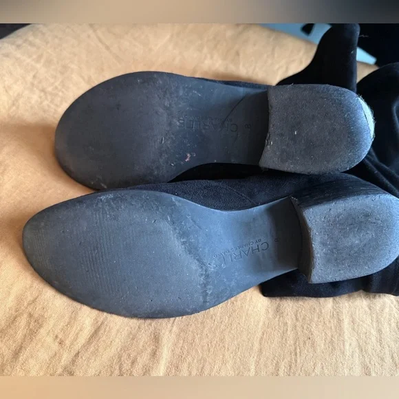 Charles by Charles David Over the Knee Faux Suede Boots - Picture 4 of 6